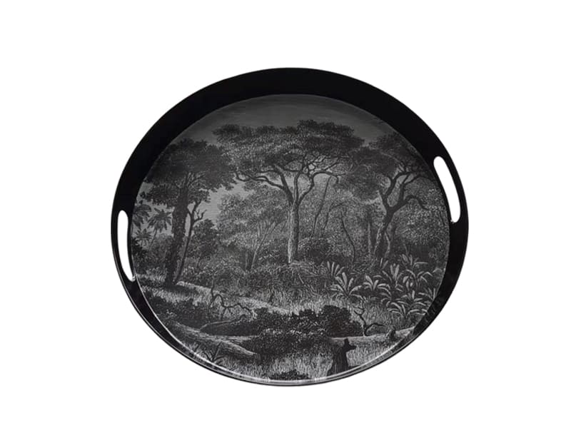 Custom Round Melamine Tray, Factory Wholesale Price