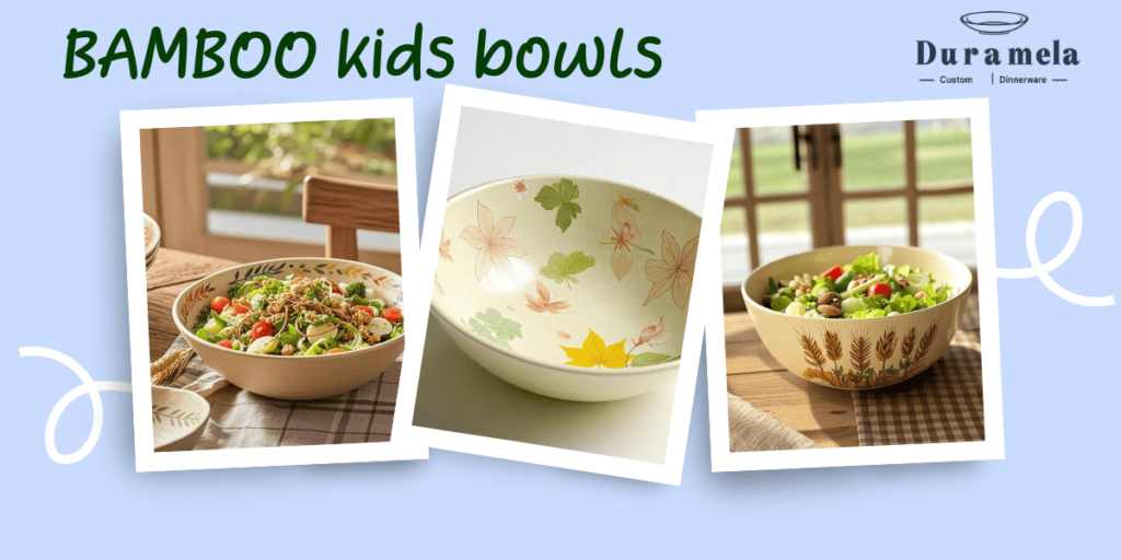 Custom Bamboo Melamine Bowls Wolesale from Duramela