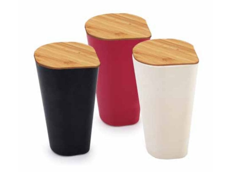 Custom Canister with Bamboo Lid Wholesale