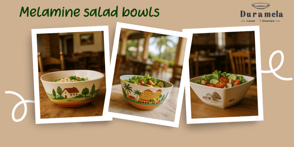 Custom Melamine Salad Bowl Wholesale from Duramela