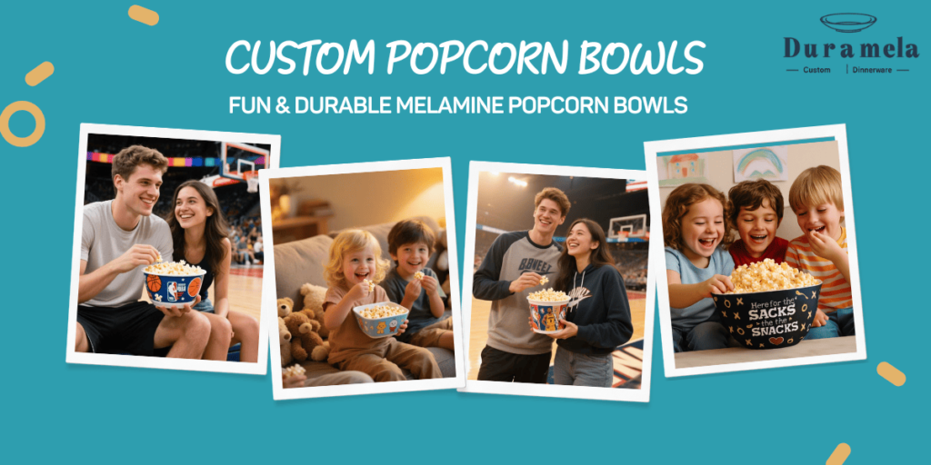 Custom Popcorn Bowl Wholesale from Duramela
