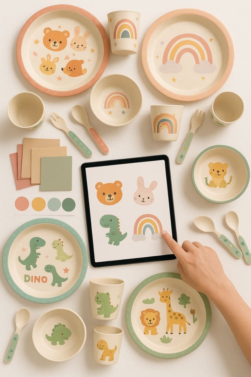 How Do We Custom Your Unique Kids Dinner Sets