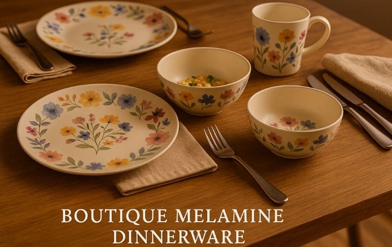 Boutique Melamine Dinnerware Set