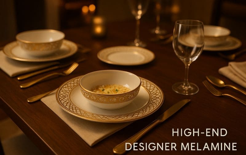 High-End Designer Melamine Tableware
