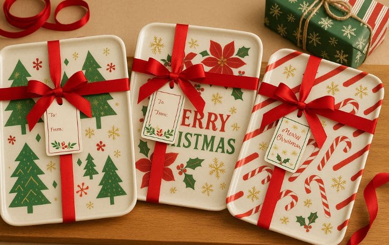 Holiday Gift Display Images – Trays and Matching Packaging