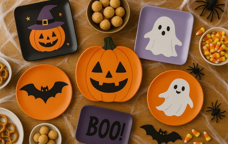 Melamine Halloween Plate Festive Collection