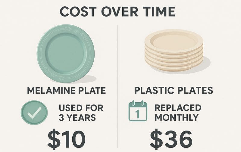 Melamine Plate is More Economic When it will long use