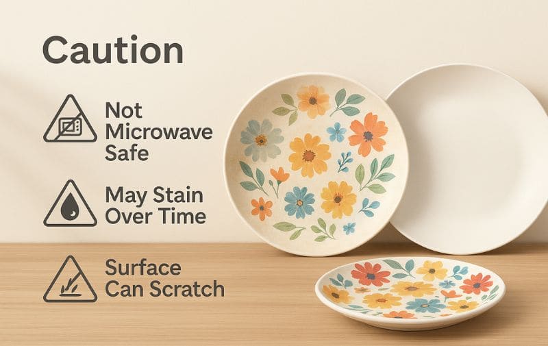 Melamine Plates Disadvantages Explanation