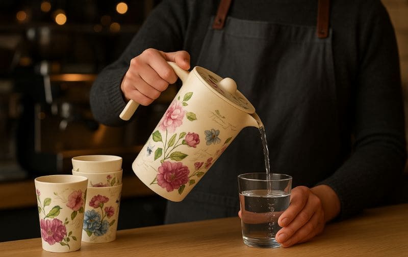 Cafe Use of Melamine Pitcher for Daily Serving