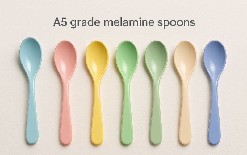 Glossy A5 Melamine Spoons Collection