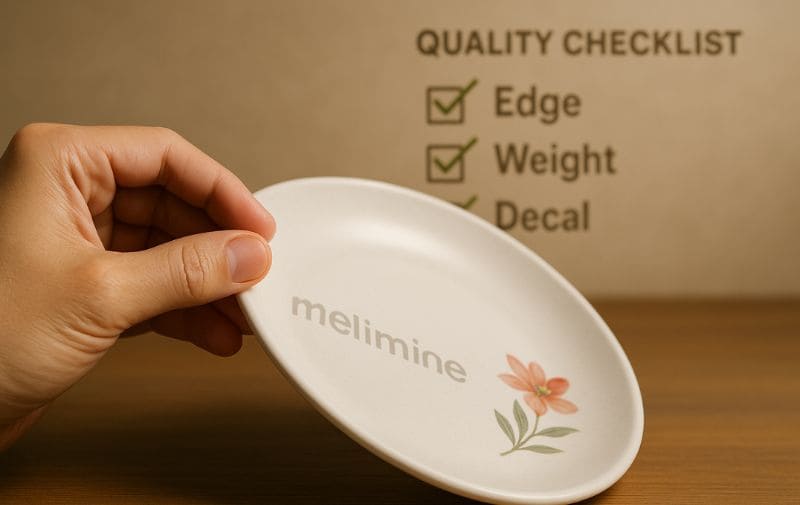Choosing Quality Ceramic-Look Melamine What to Check