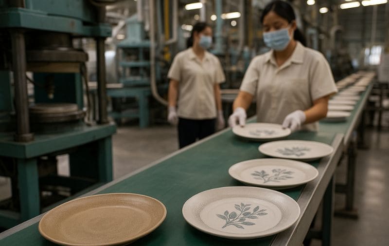How Factories Mimic Ceramic with Melamine