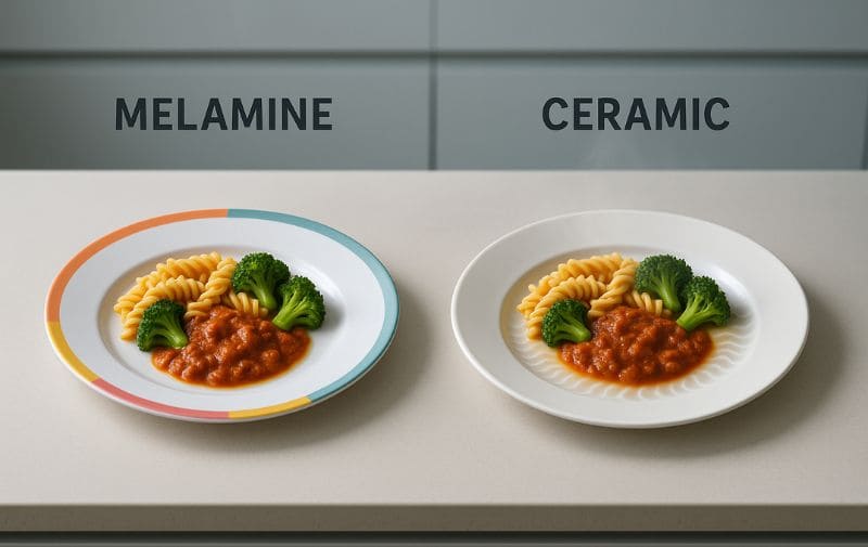 Melamine Plates vs Ceramic Under Heat