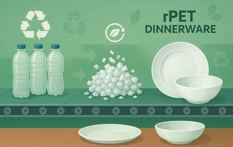 RPET Dinnerware Explained From Bottles to Plates